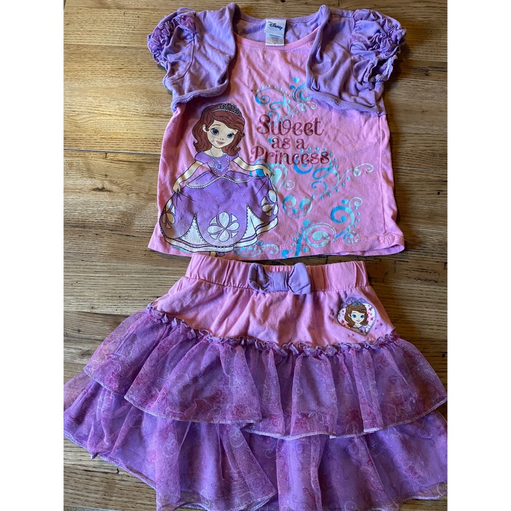 Sofia the 1st skirt set